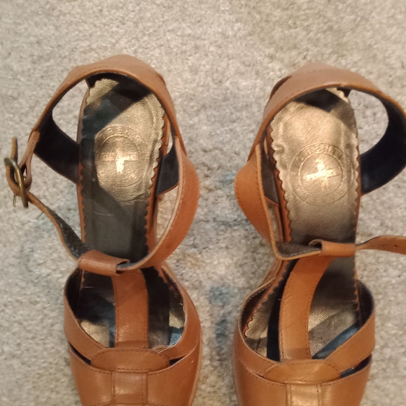 Women's Tan Sandals Florentini And Baker 36 - Picture 3 of 5
